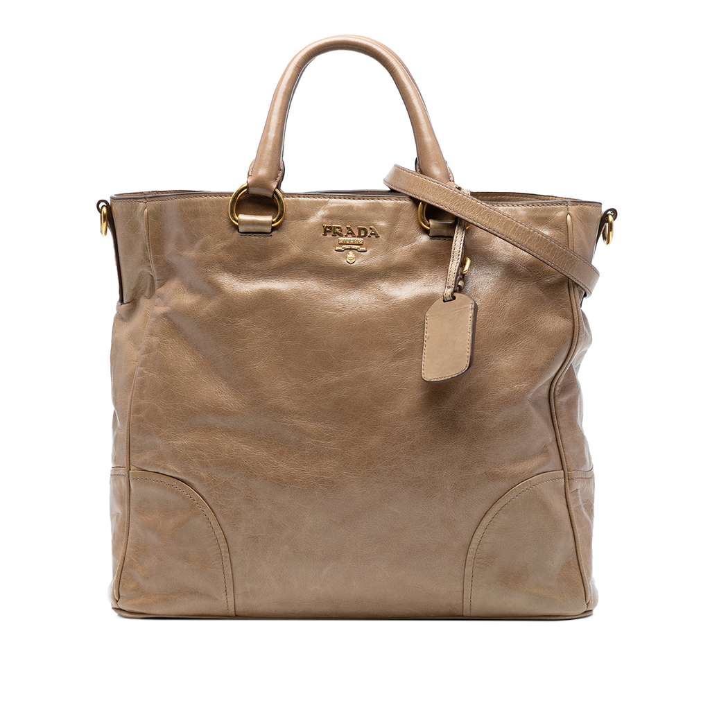 Prada Vitello Shine Satchel