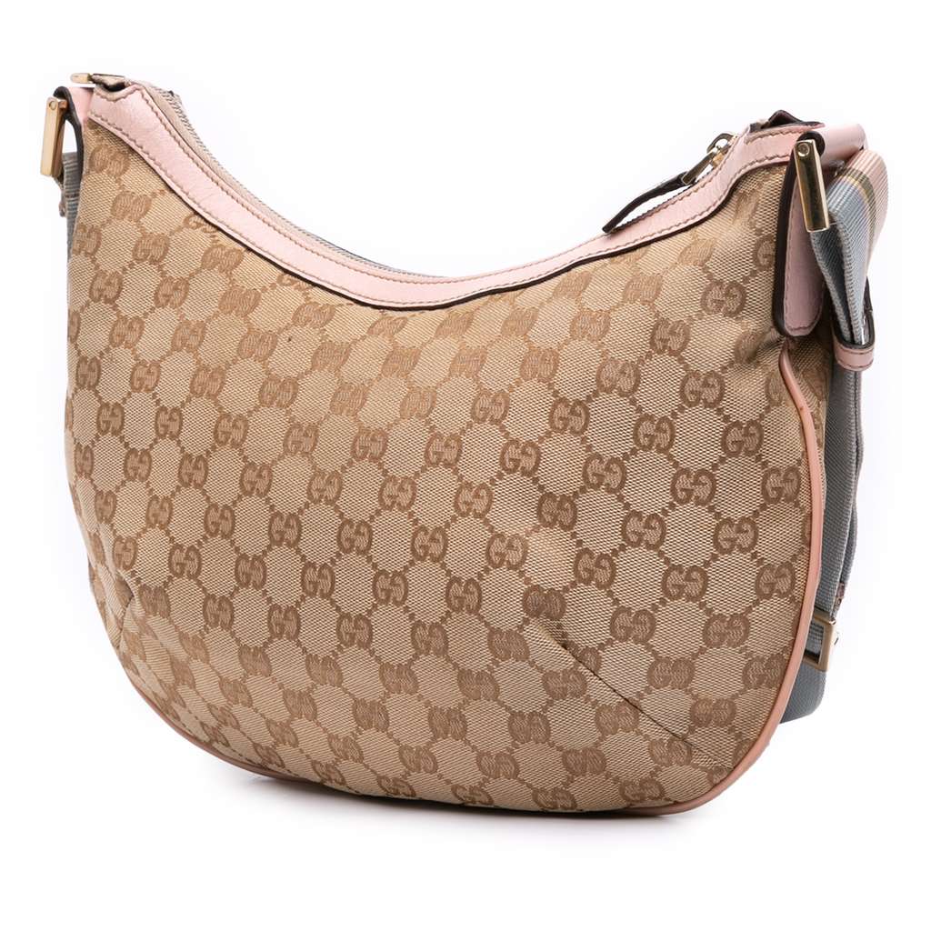 Gucci GG Canvas Web Crossbody - Back view