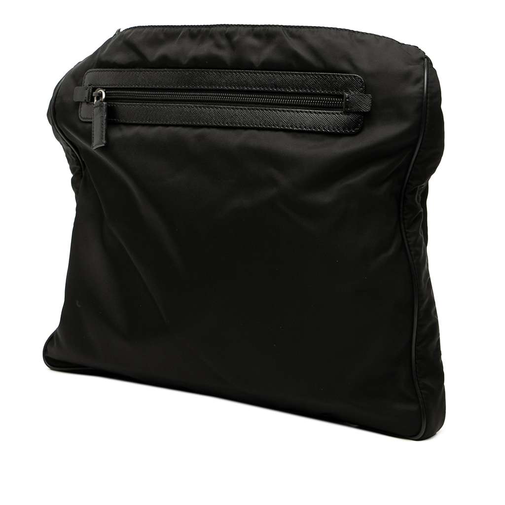 Prada Tessuto Zip Top Crossbody - Back view