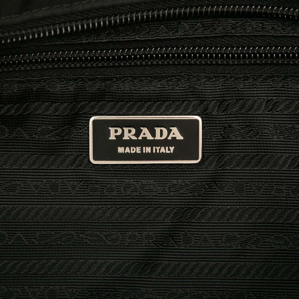 Prada Tessuto Zip Top Crossbody - Side view