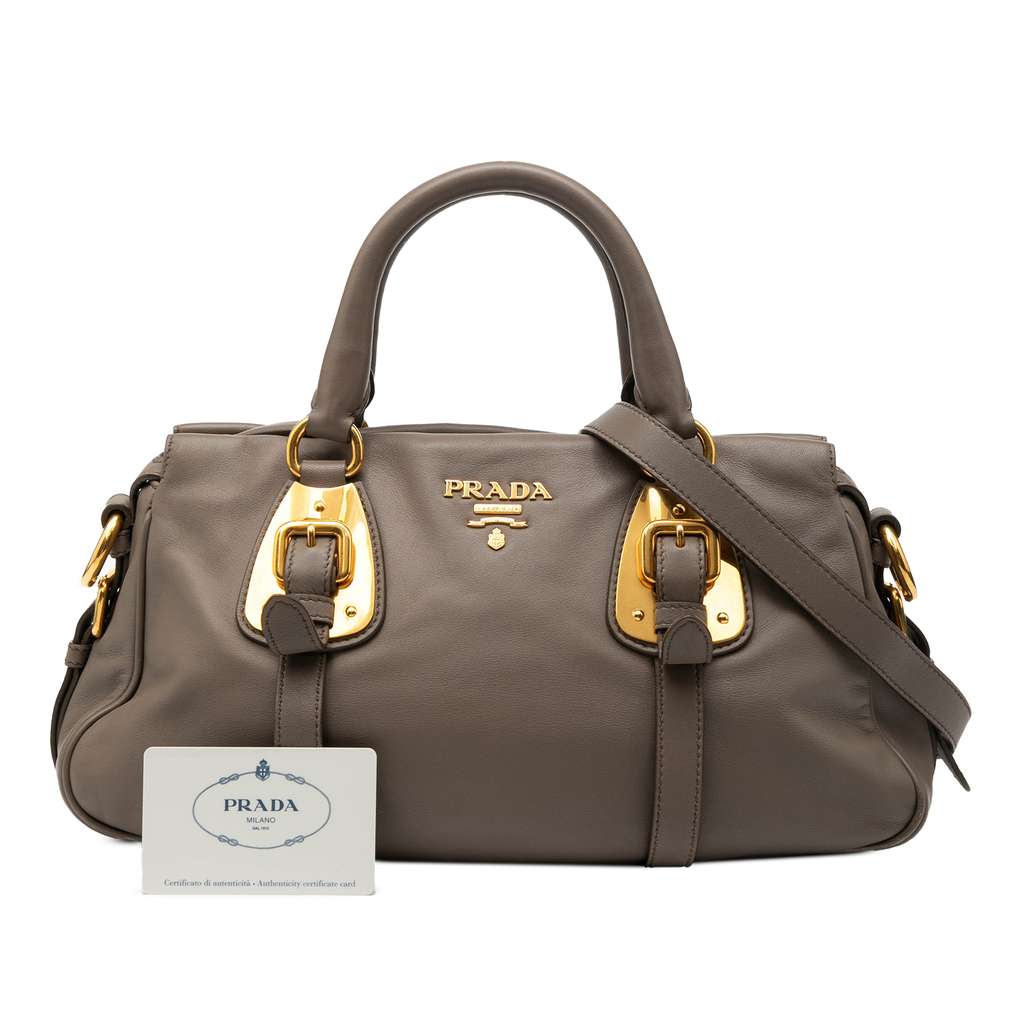 Prada Soft Calfskin Shopping Satchel - Detail 2