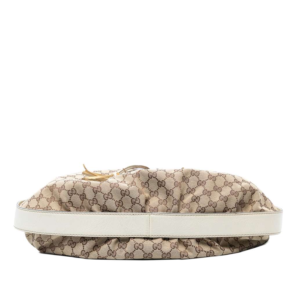 Gucci GG Canvas Interlocking Icon Drawstring Hobo - Image 6