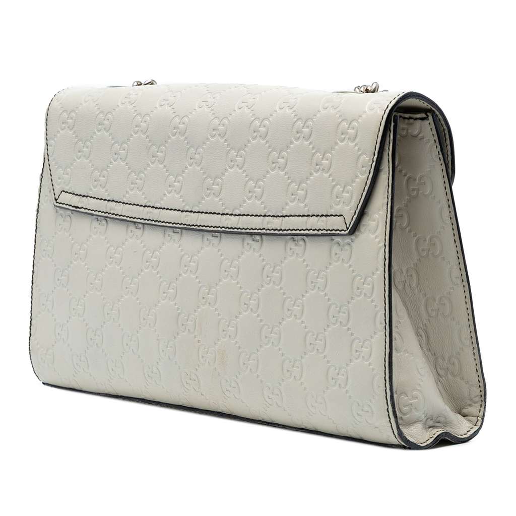 Gucci Medium Guccissima Emily Shoulder Bag - Back view