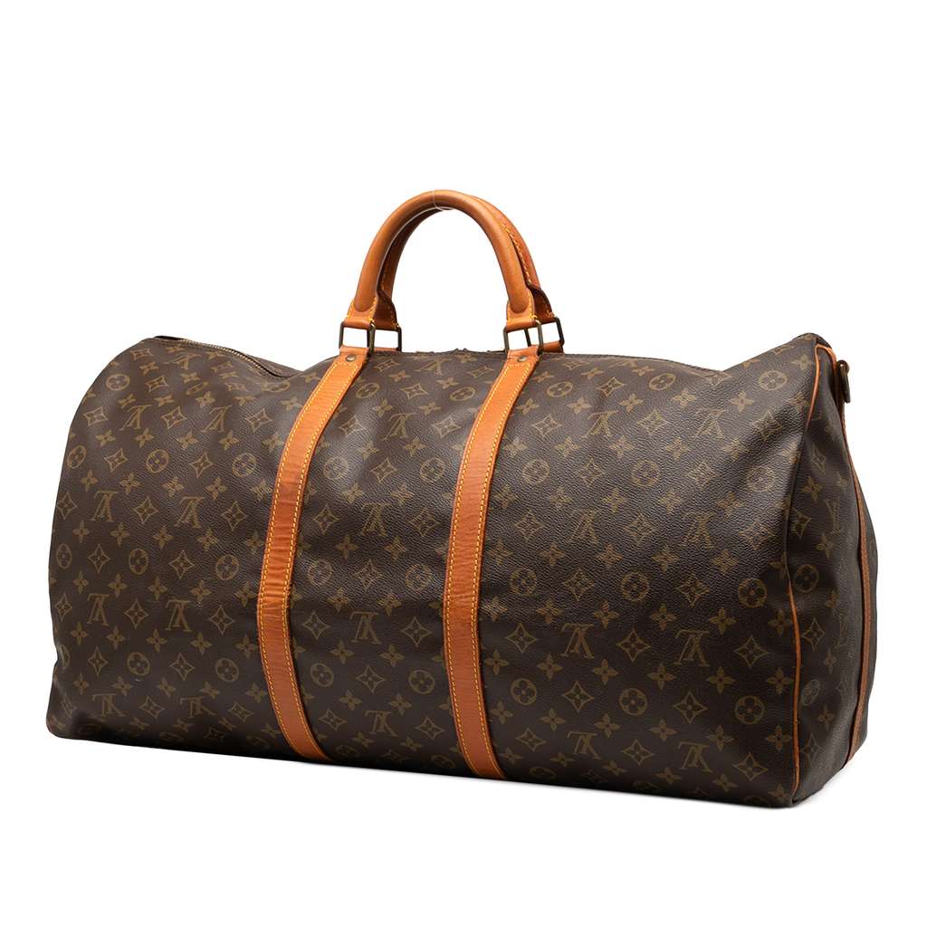 Louis Vuitton Monogram Keepall Bandouliere 60 - Back view