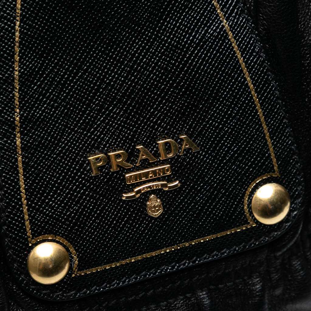 Prada Nappa Gaufre Tote - Side view