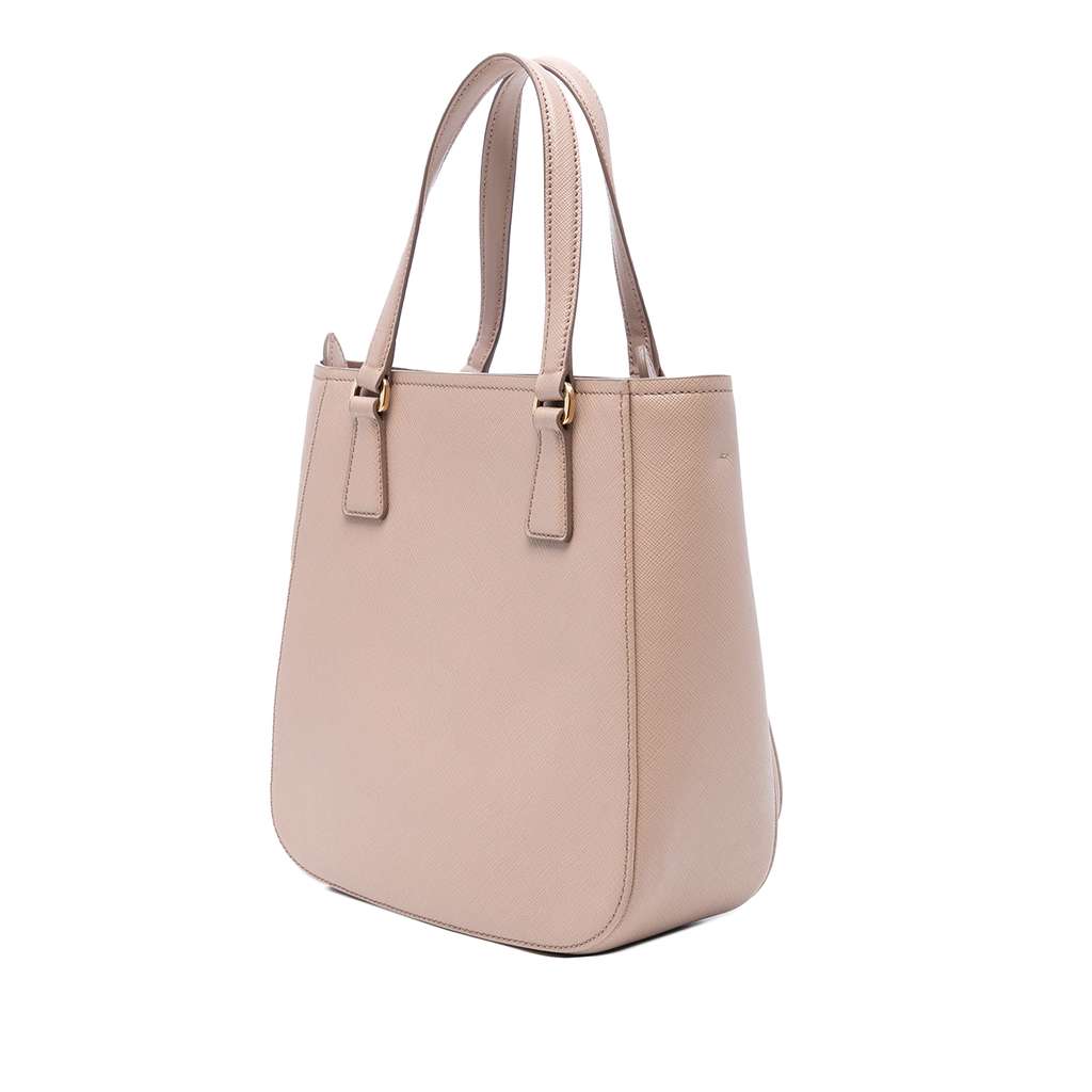 Prada Saffiano Lux Metropolis Tote - Back view