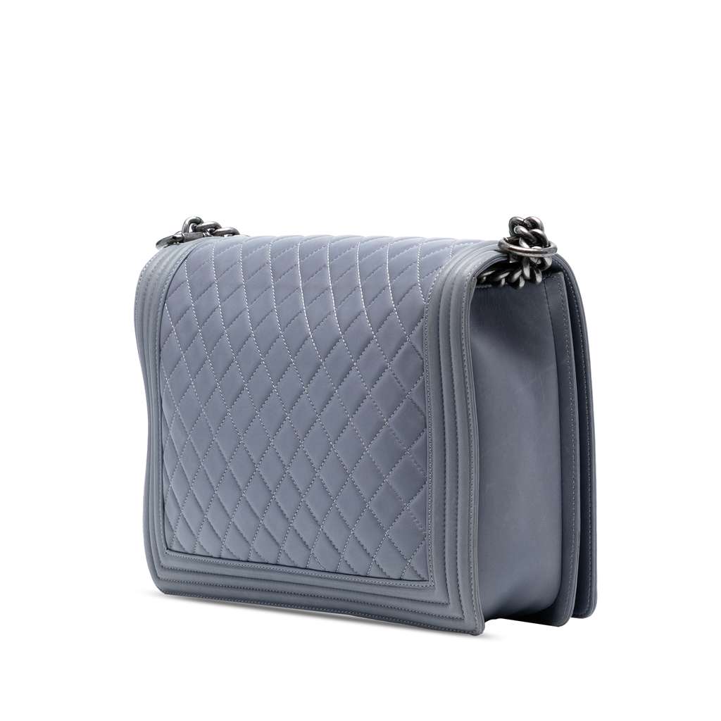 Chanel Large Quilted Lambskin Boy Flap - Back view