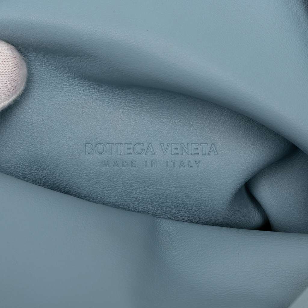 Bottega Veneta Leather BV Trine Angular Clutch - Side view