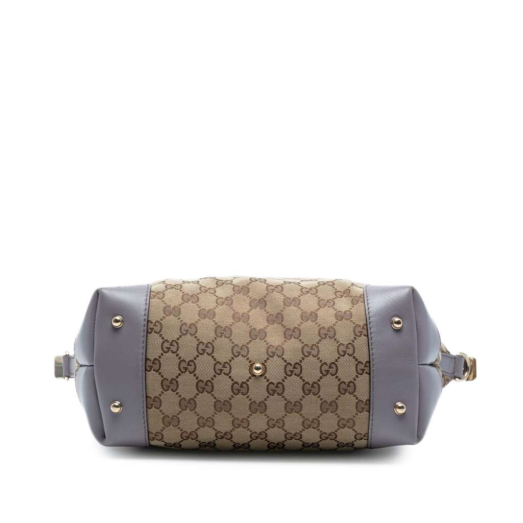 Gucci GG Canvas Heart Bit Satchel - Image 6