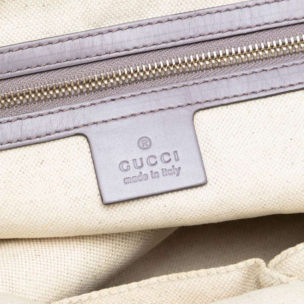 Gucci GG Canvas Heart Bit Satchel - Side view