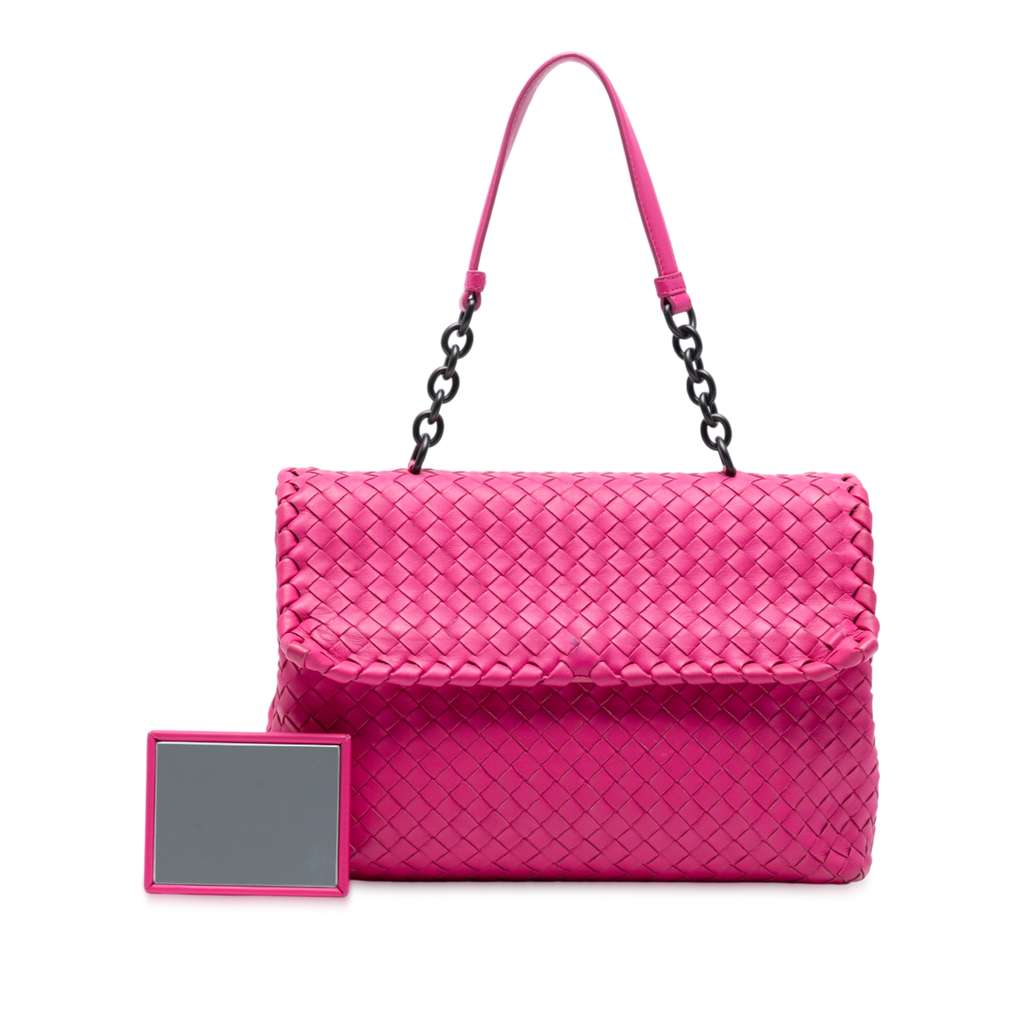 Bottega Veneta Medium Nappa Intrecciato Olimpia Shoulder Bag - Image 10