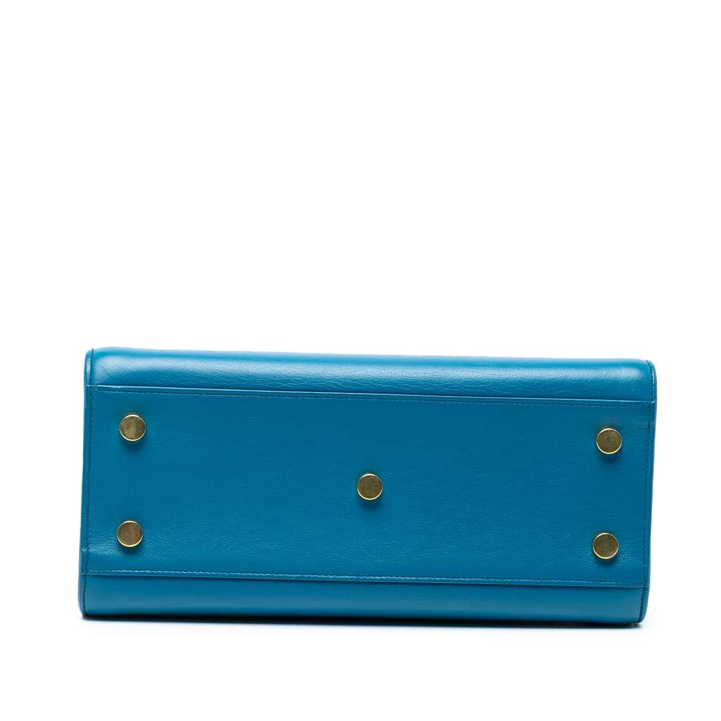 Saint Laurent Baby Leather Sac De Jour Satchel - Image 6