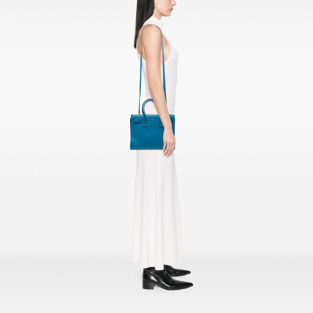 Saint Laurent Baby Leather Sac De Jour Satchel - Detail 2