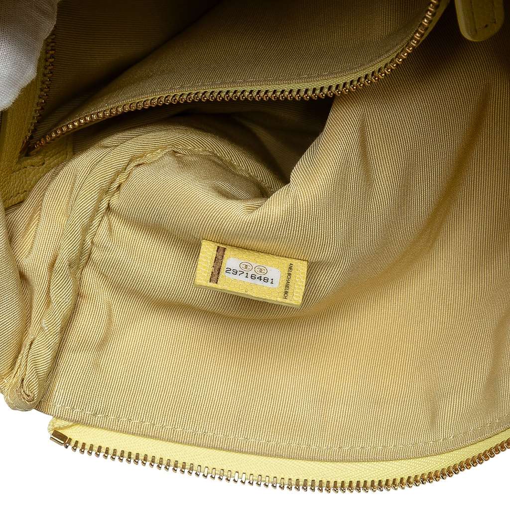 Chanel Medium Quilted Caviar O Case Clutch - Side view