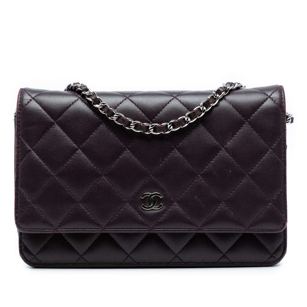 Chanel CC Quilted Lambskin Wallet on Chain