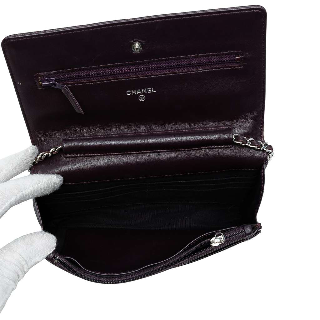 Chanel CC Quilted Lambskin Wallet on Chain - 4