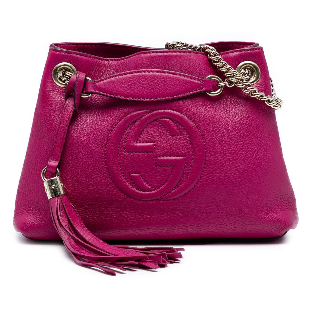 Gucci Small Leather Soho Chain Tote