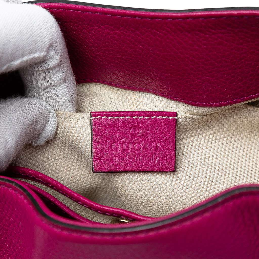 Gucci Small Leather Soho Chain Tote - Detail 1