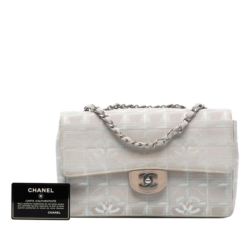 Chanel Medium New Travel Line Nylon Single Flap - Image 10