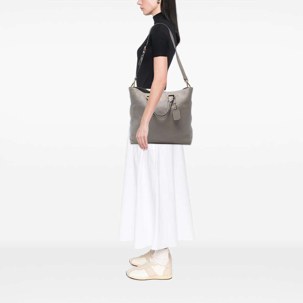 Prada Vitello Daino Open Convertible Tote - Detail 1