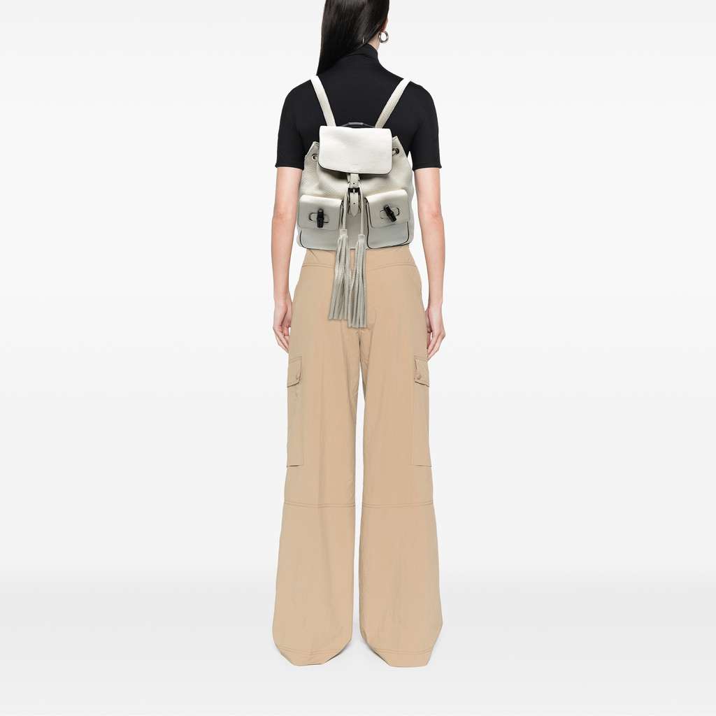 Gucci Leather Bamboo Tassel Backpack - Detail 2