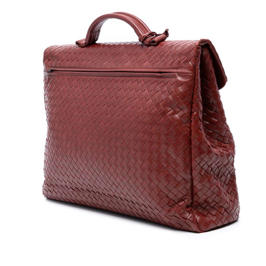 Bottega Veneta Nappa Intrecciato Briefcase - Back view