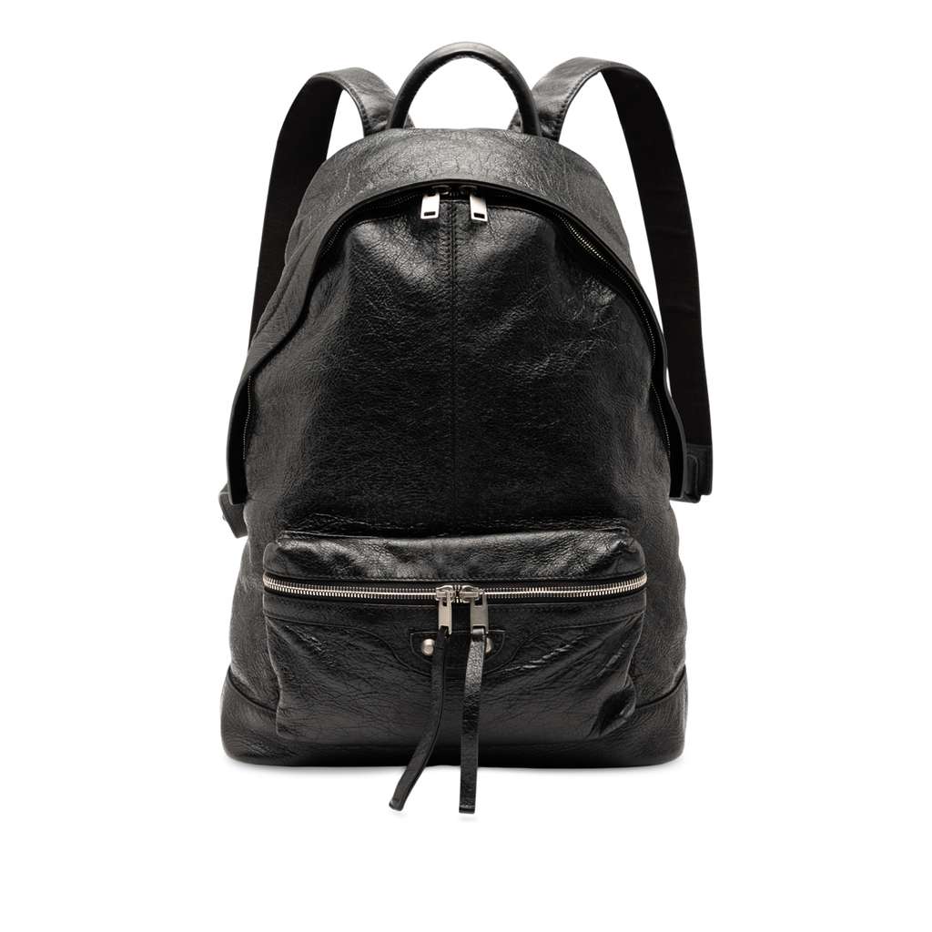 Balenciaga Lambskin Motocross Classic Backpack