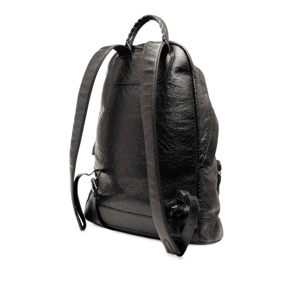 Balenciaga Lambskin Motocross Classic Backpack - Back view