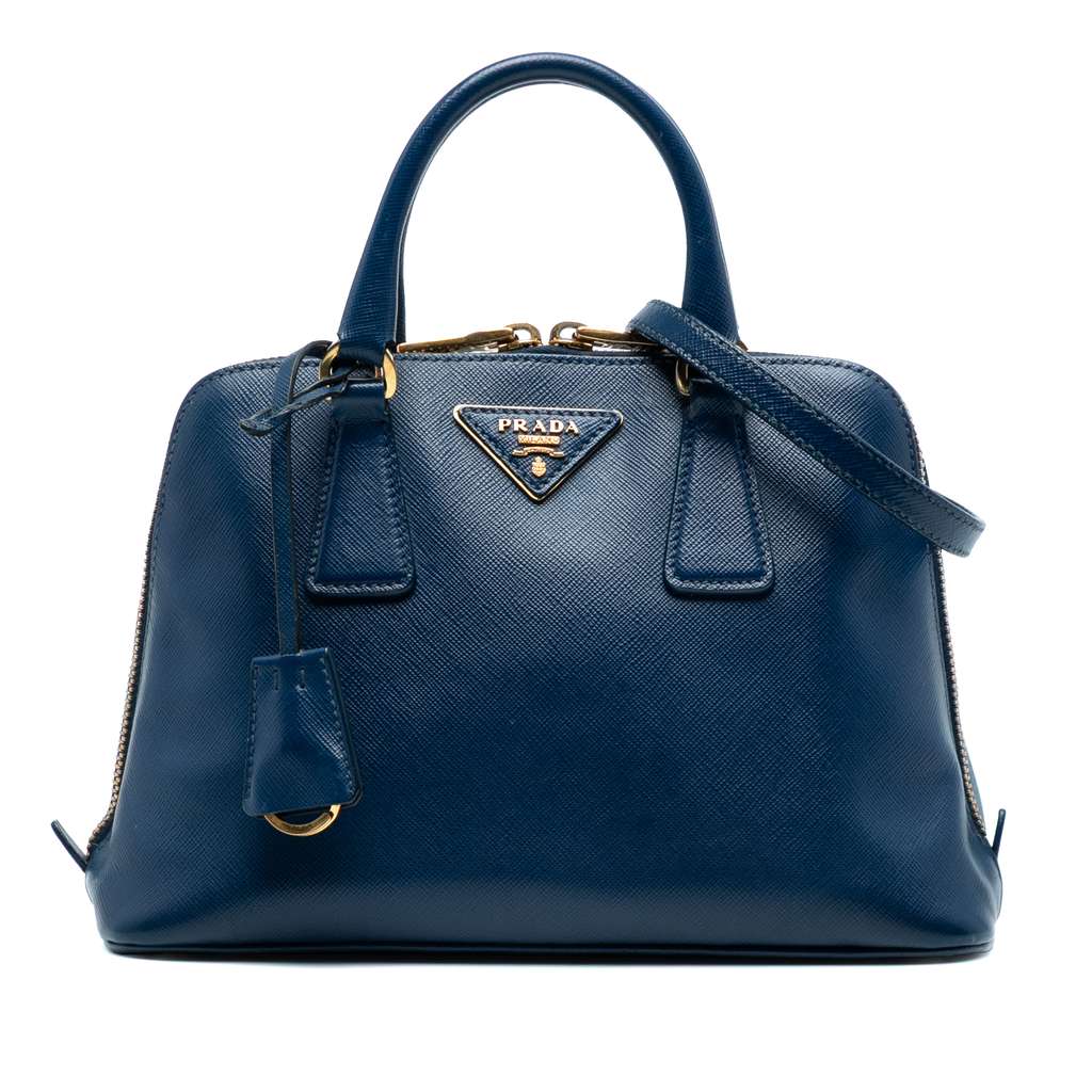 Prada Small Saffiano Lux Promenade Satchel