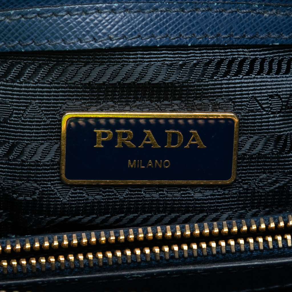 Prada Small Saffiano Lux Promenade Satchel - Side view
