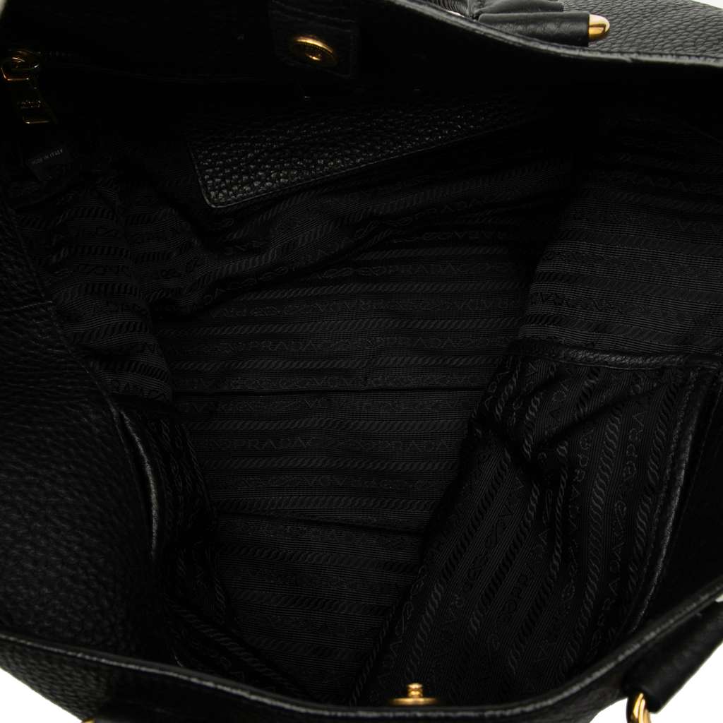 Prada Vitello Daino Open Convertible Tote - 4