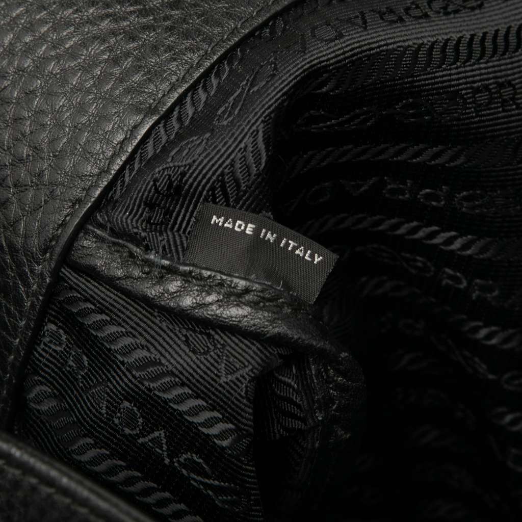 Prada Vitello Daino Open Convertible Tote - Detail 1