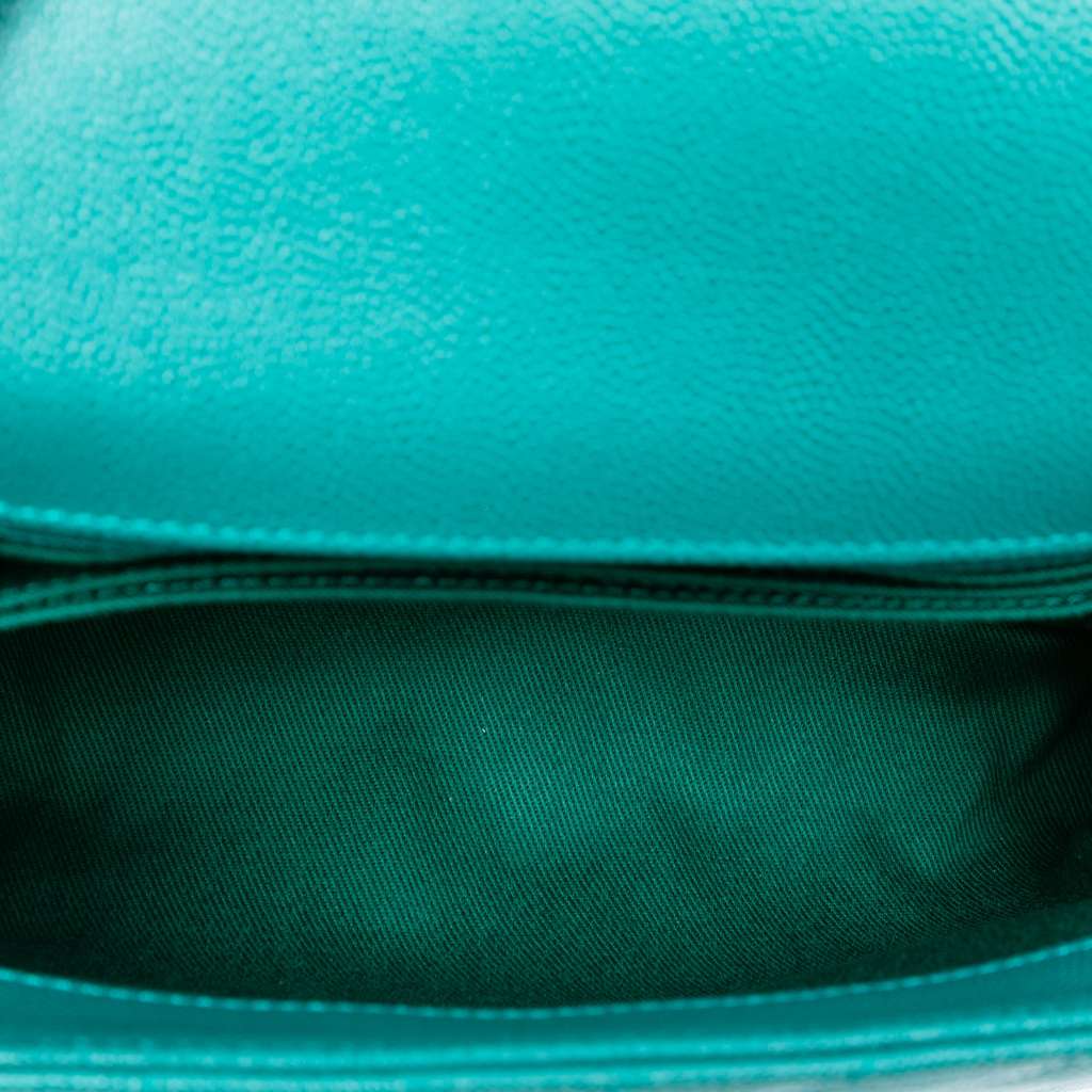 Chanel Mini Chevron Caviar Coco Top Handle Bag - 4