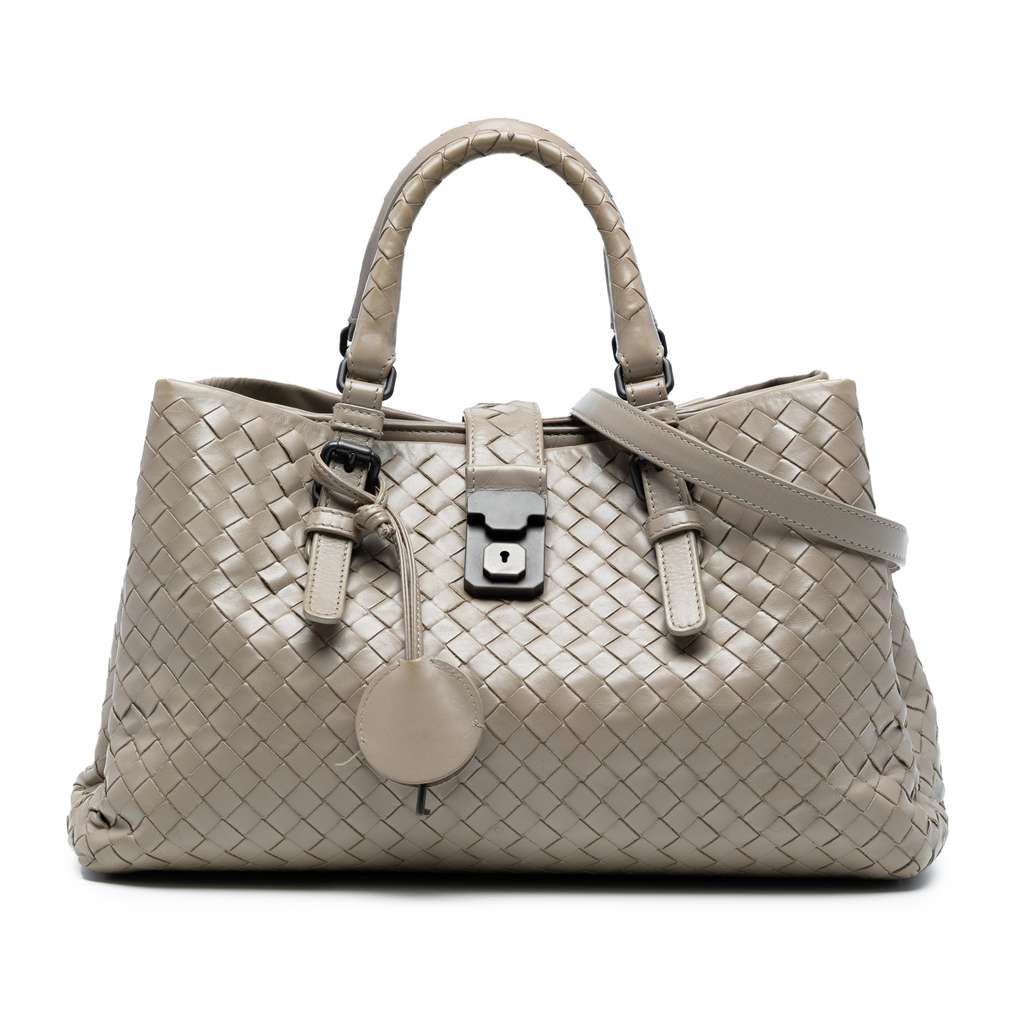 Bottega Veneta Small Nappa Intrecciato Roma Satchel