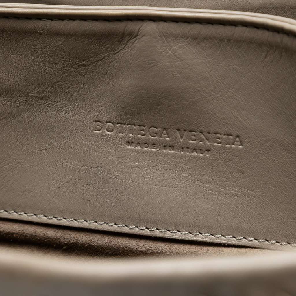 Bottega Veneta Small Nappa Intrecciato Roma Satchel - Side view