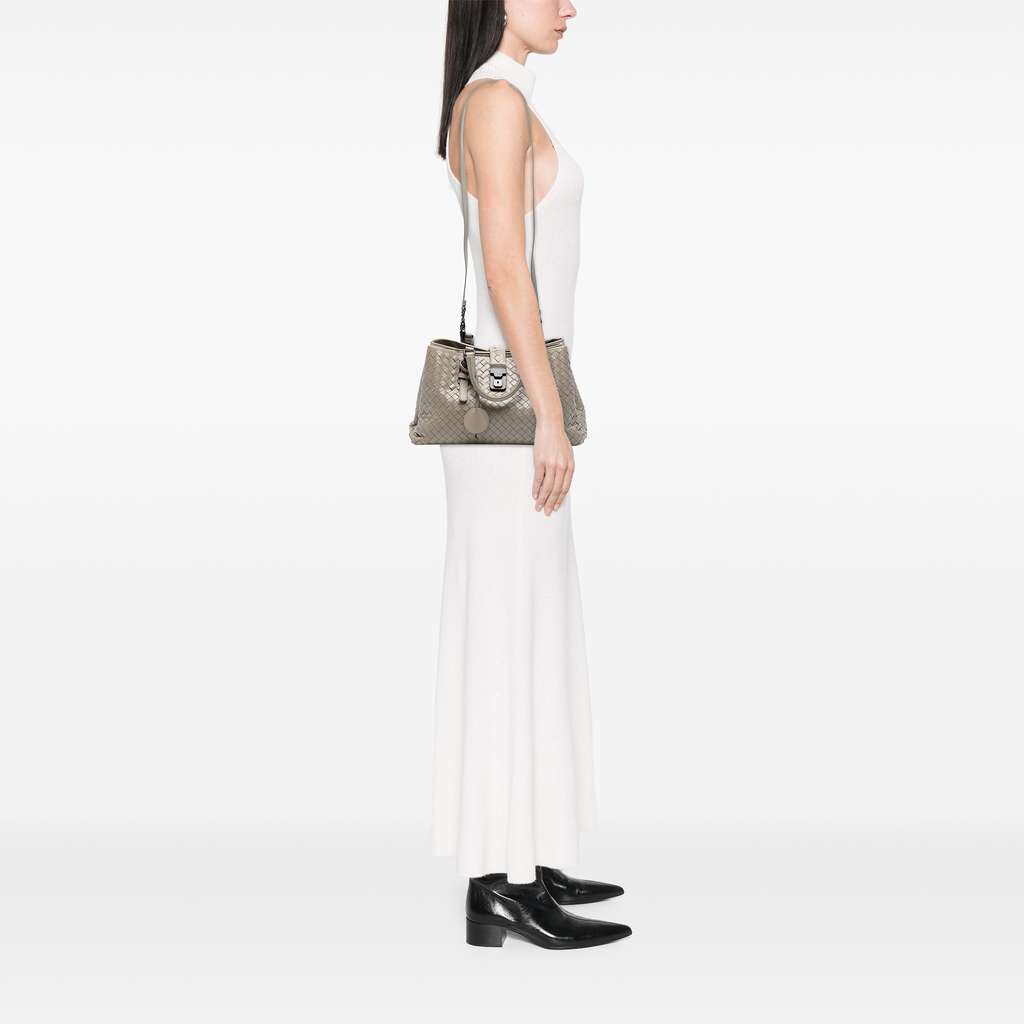 Bottega Veneta Small Nappa Intrecciato Roma Satchel - Detail 2