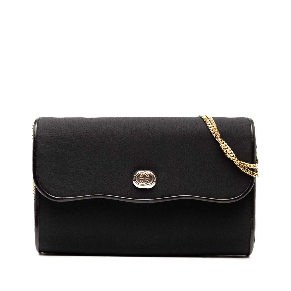 Gucci Canvas Interlocking G Chain Shoulder Bag