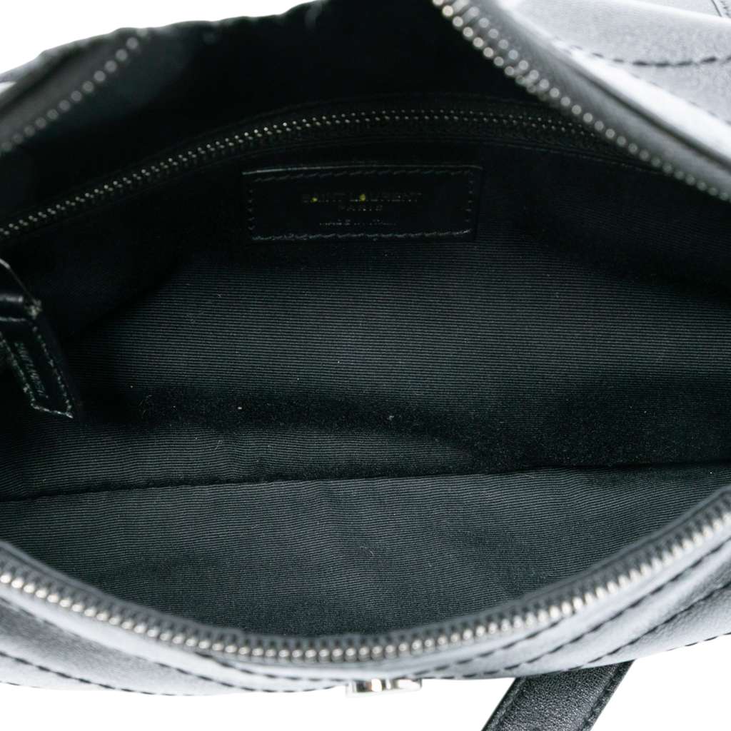 Saint Laurent Studded Calfskin Stardust Monogram Niki Body Bag - 4