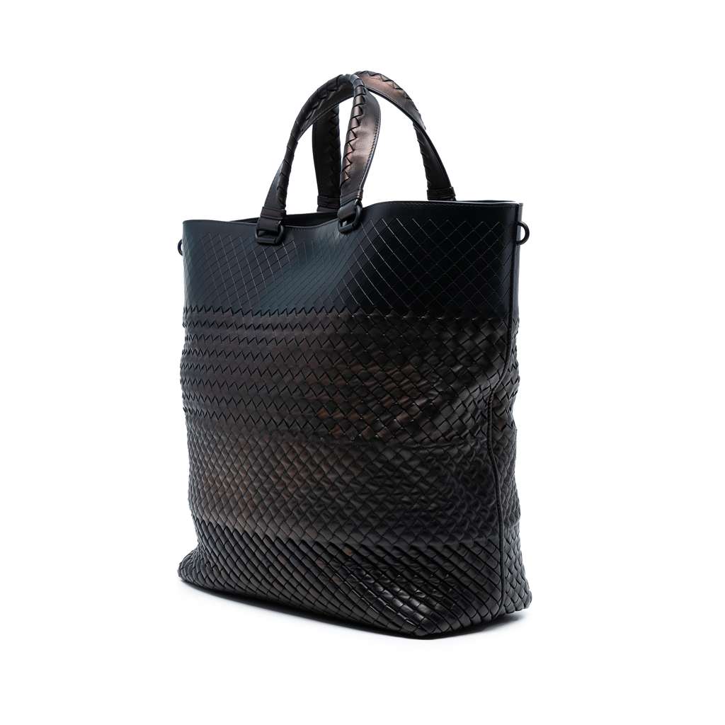 Bottega Veneta Nappa Intrecciato Imperatore Convertible Tote - Back view