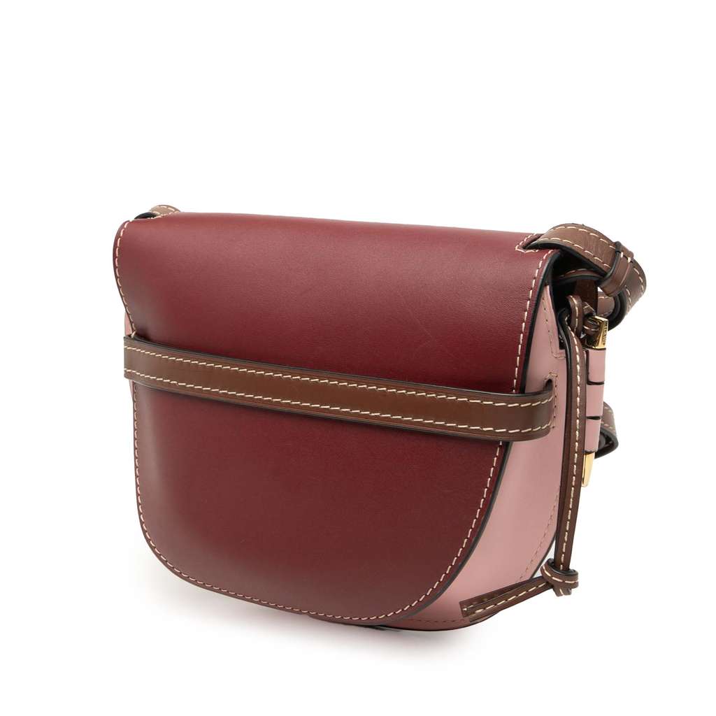 Loewe Small Tricolor Leather Gate Crossbody - Back view