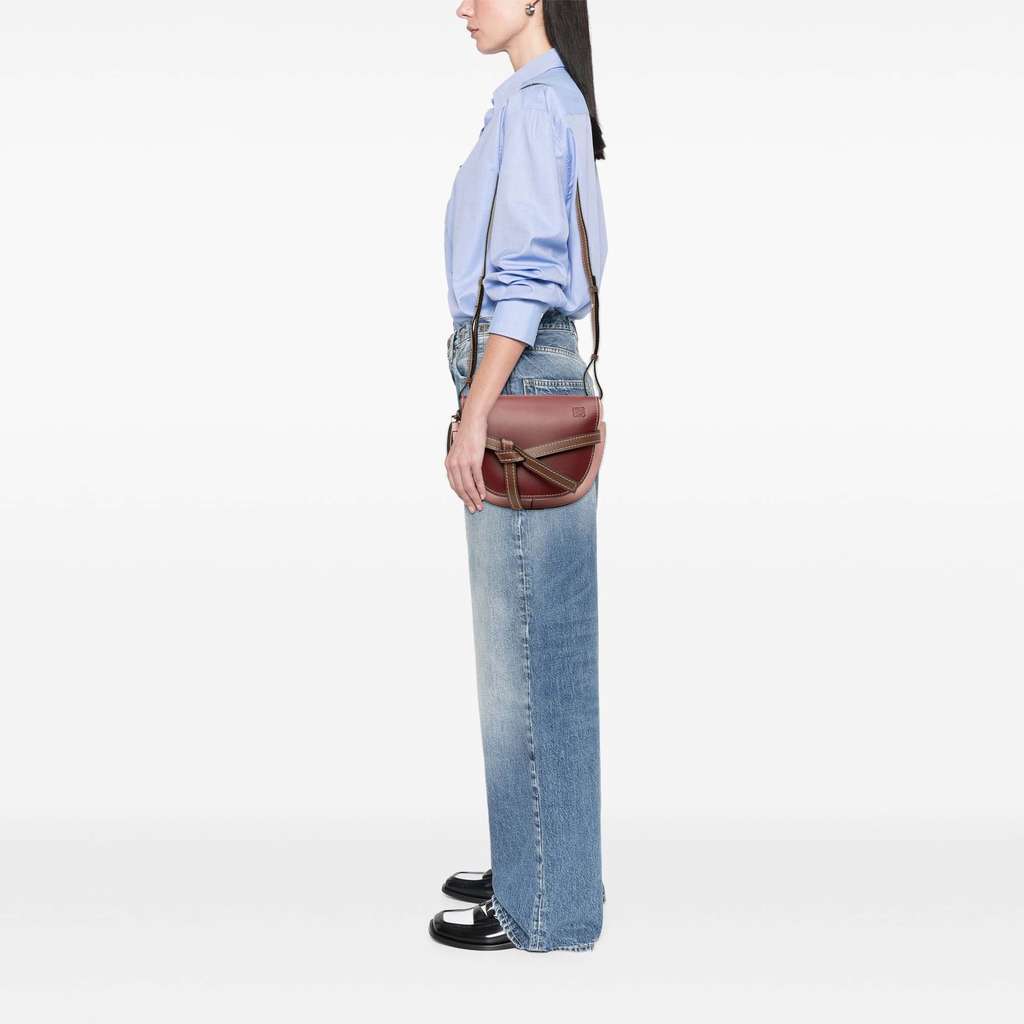 Loewe Small Tricolor Leather Gate Crossbody - Detail 1