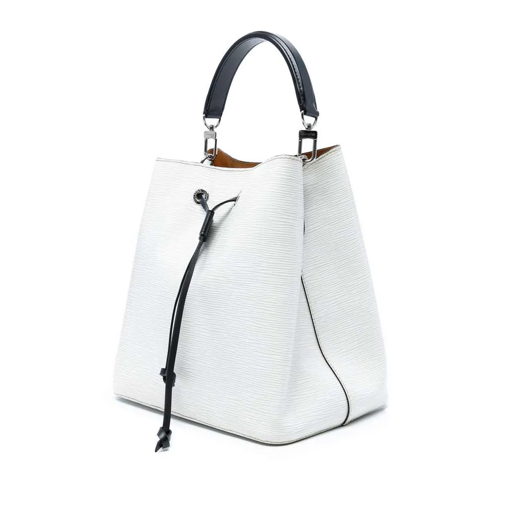Louis Vuitton Epi NeoNoe MM White Leather Good - Back View