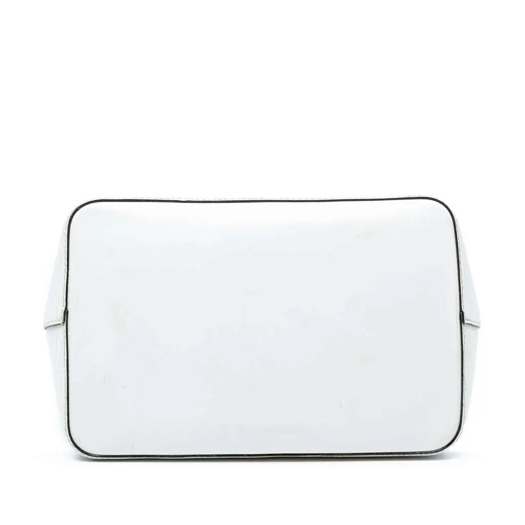 Louis Vuitton Epi NeoNoe MM White Leather Good - Inside View