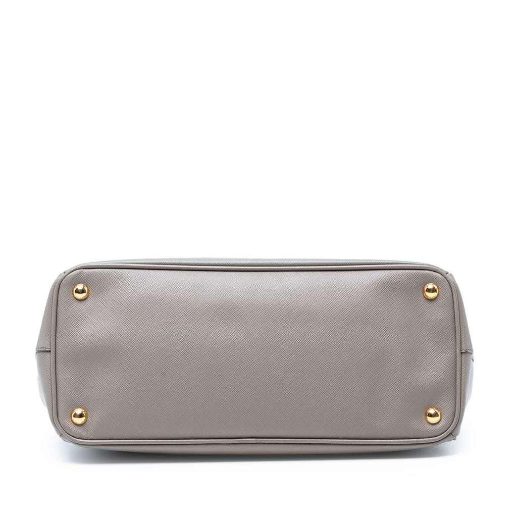 Prada Medium Saffiano Lux Galleria Double Zip Satchel - Image 6