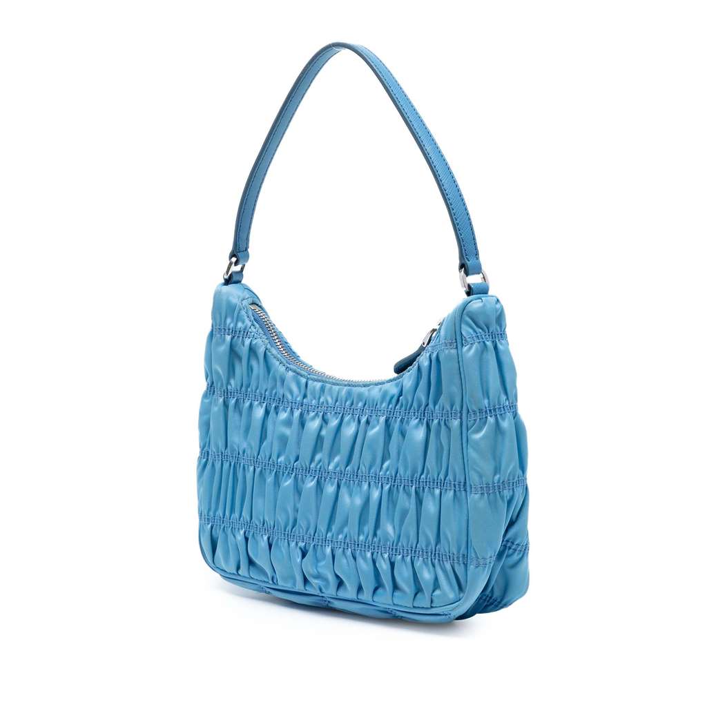 Prada Tessuto Gaufre Re Edition Shoulder Bag - Back view