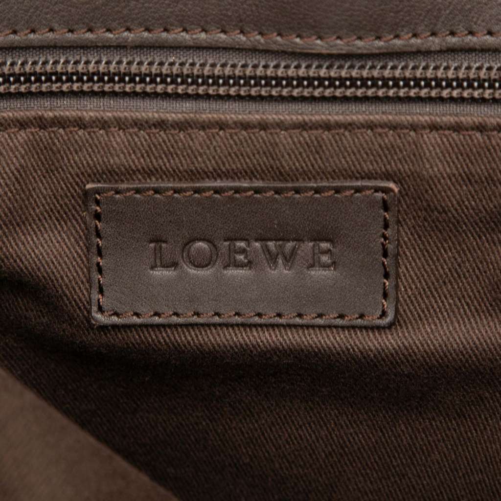 Loewe Anagram Coated Canvas Flap Crossbody - Side view