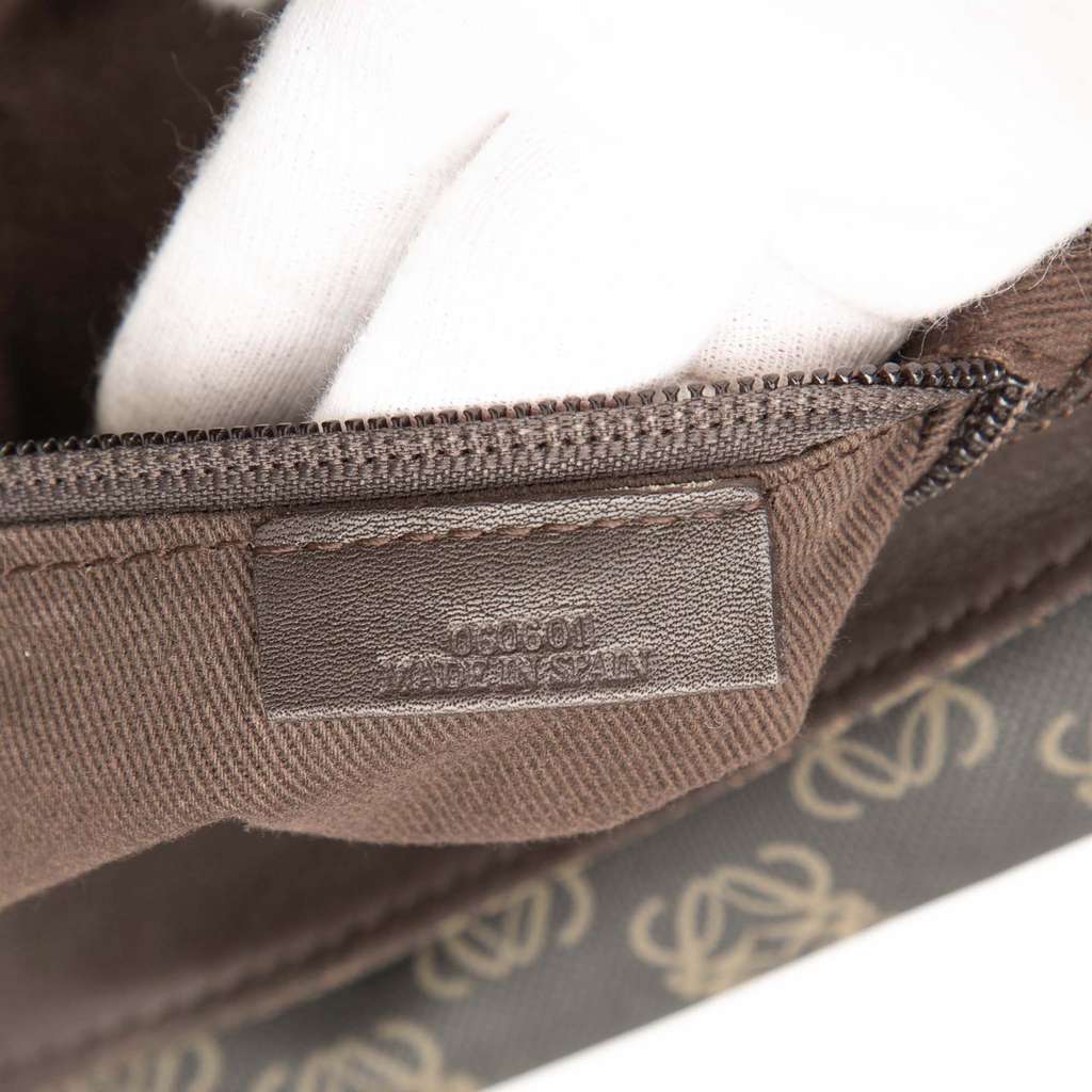 Loewe Anagram Coated Canvas Flap Crossbody - Detail 1