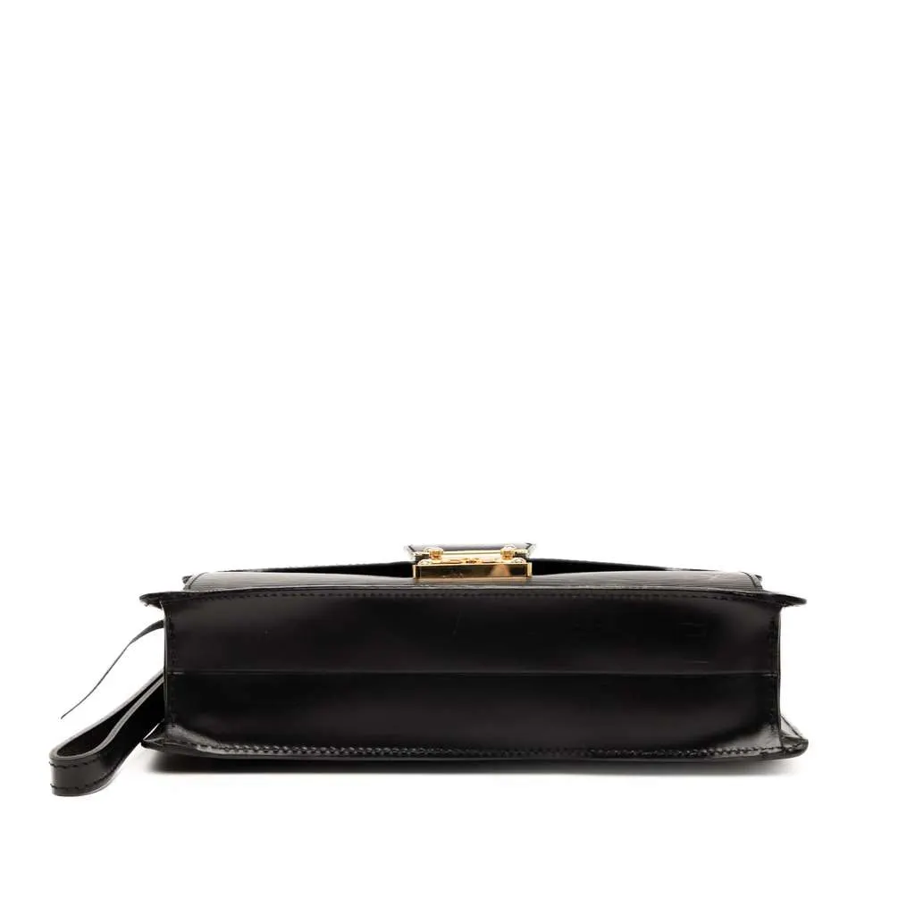 Louis Vuitton Epi Sellier Dragonne Black Leather Good - Inside View