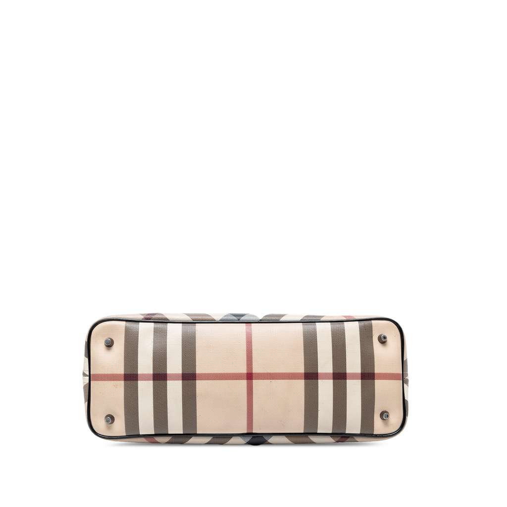Burberry Supernova Check Coated Canvas Tote - Image 6