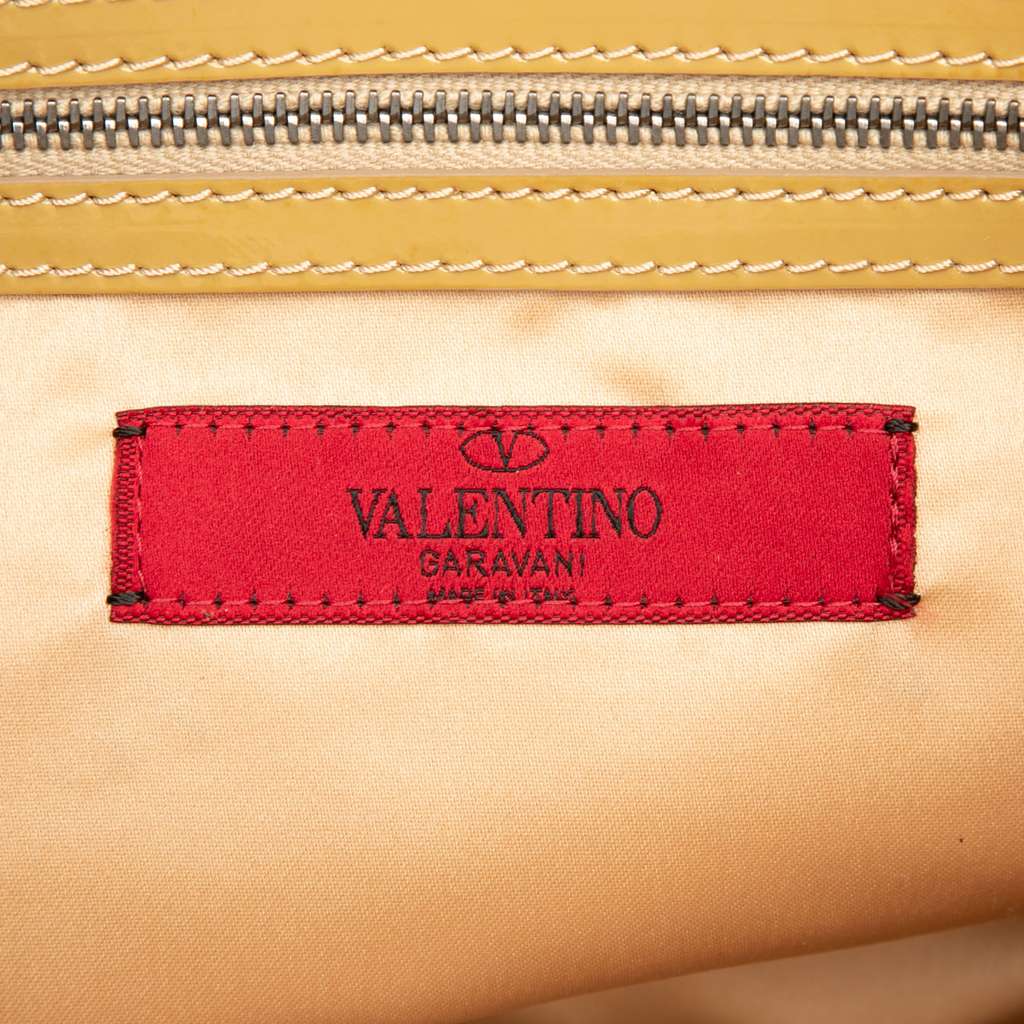 Valentino Floral Embellished Satin Satchel - Side view